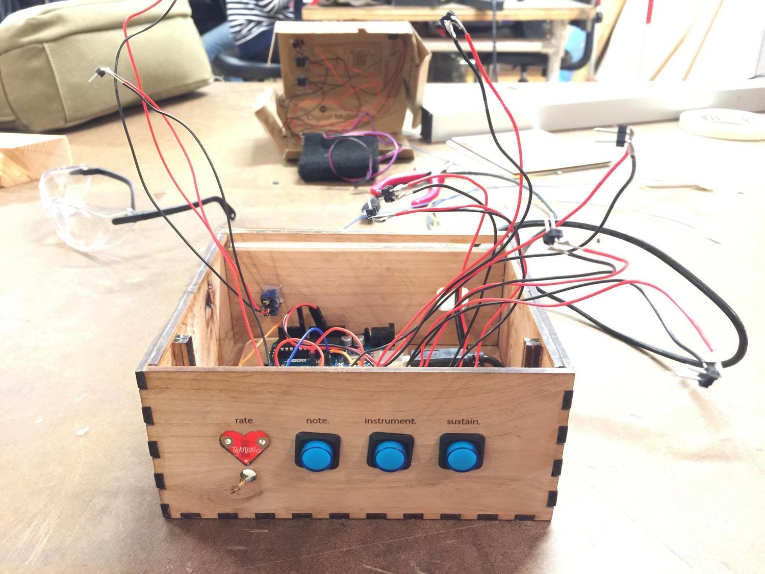 Box Showing Internal Wiring